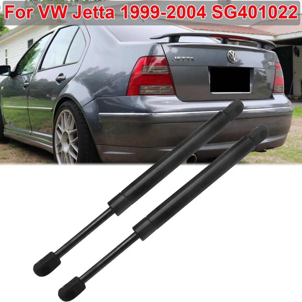 For VW Jetta 1999-2004 Rear Trunk Gas Springs Lift Supports Fit Passat 1998-2005 Audi A4 Quattro 1996-2001 S4 2000-2002 SG401022