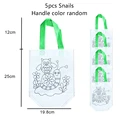 5pcs Snails
