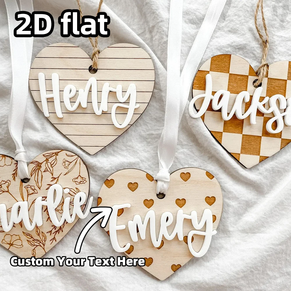 Etiqueta de nombre de cesta del Día de San Valentín, etiqueta de nombre de corazón personalizada, etiqueta de regalo de San Valentín personalizada para niños, 1 ud.