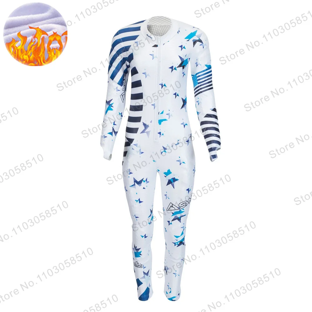 kid's Winter Jumpsuits long sleeves Performance GS Race Suit Winter Flange Jumpsuits Outdoor train Ski Suits Sport Non-Padded