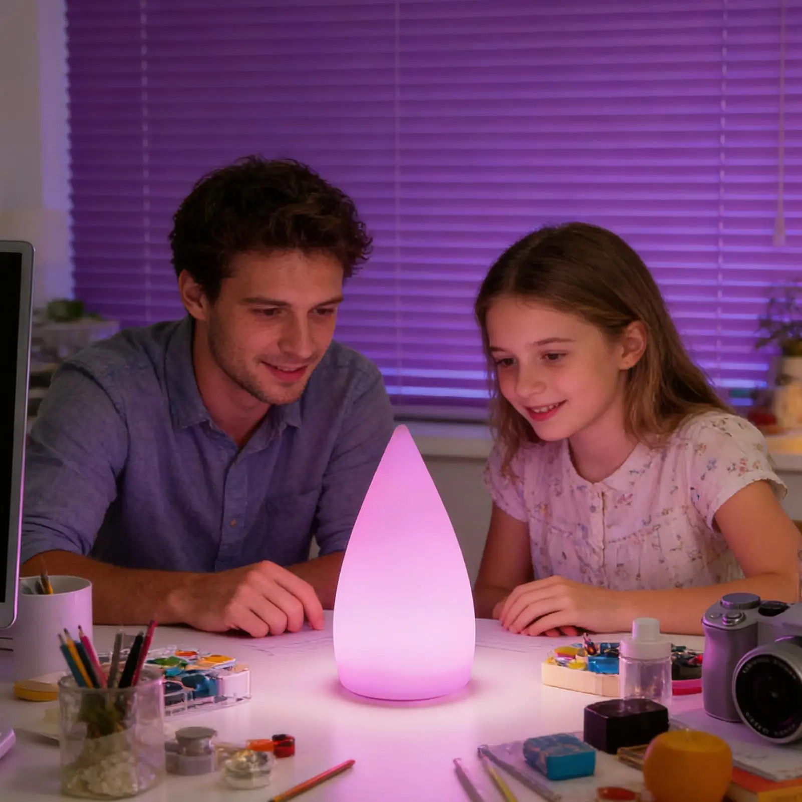 

Ночник-капля с дистанционным управлением, перезаряжаемый, 16 цветов RGB, 4 режима, светодиодная лампа для дома, кухни, спальни, прикроватной тумбочки