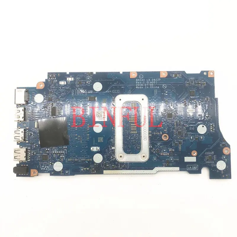 CN-06NY5G 06NY5G 6NY5G Laptop Cho Dell Vostro 5468 5568 BKD40 LA-D822P Với SRR2ZU I5-7200U CPU 100% Full Kiểm Nghiệm Tốt