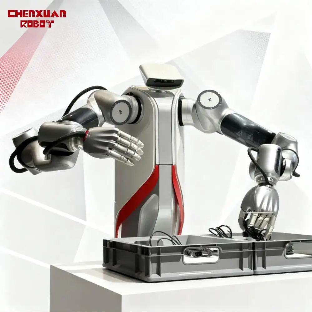 AI Powered Assistant Robot Intelligent Dual Arm Collaborative Service Robot Mobile Manipulator Platform Logistics Handling Motor