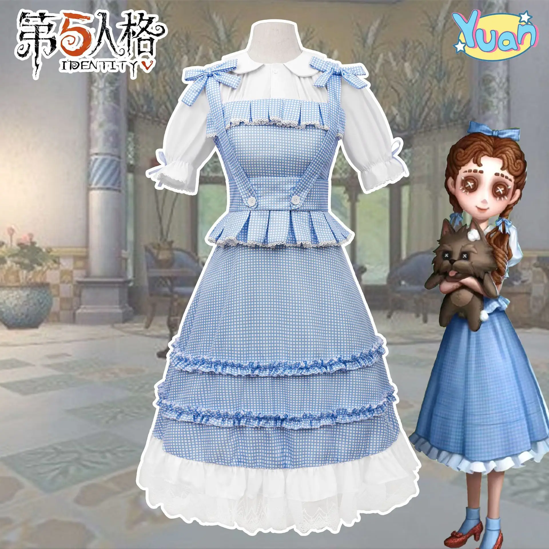 

Doll's Fifth S Cosplay Costume For Little Girls Dorothy Cosplay Costume Lolita Performance Star Adult And Children's Dress