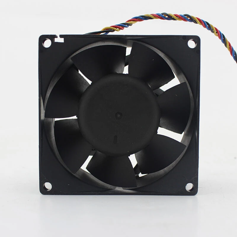 D+ 1PCS For AVC DA08038B12H 12V 0.80A 8CM Server Chassis Cooling Fan 8038