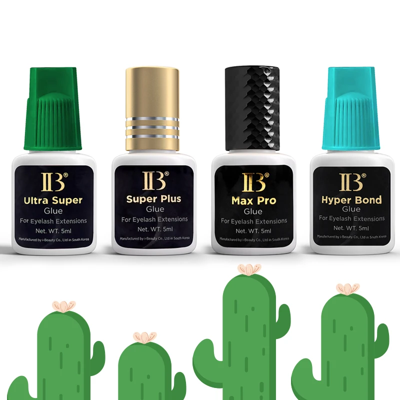 1 Bottle IBeauty Ultra Super Plus Glue Fake Eyelash Extension Korea 0.5s Dry Makeup Tool Adhesive Supplies Hyper Bond Max Pro