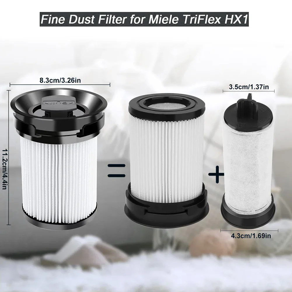 Fine Dust Filter For TriFlex HX1 FSF Pro Cat & Dog HX-FSF Vacuum Cleaner Sweeping Robot Replacement Filter Household