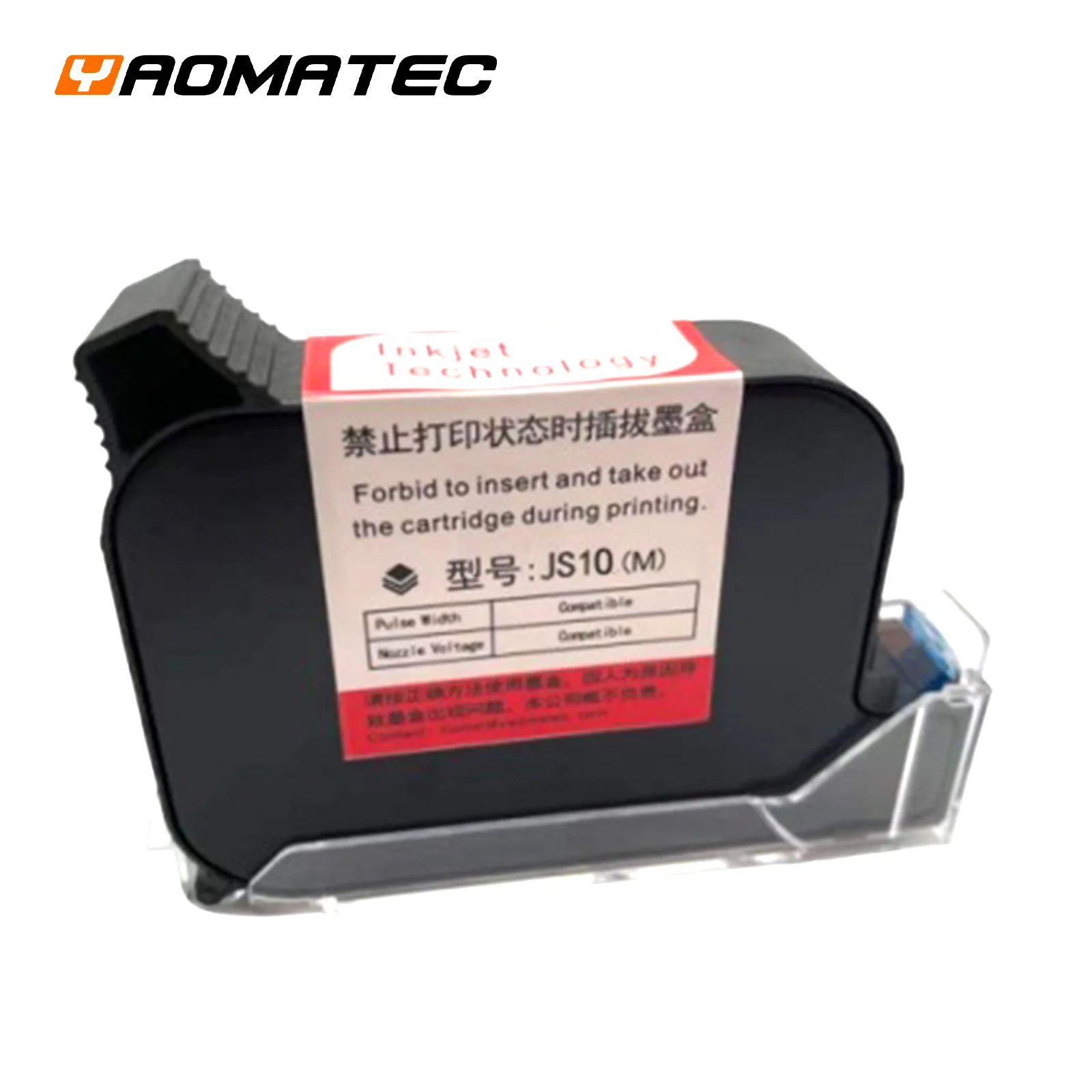 

Картридж с пищевыми чернилами Yaomatec JS10(M) для кодирования яичной скорлупы, печати даты, номера партии, срока годности, красные, съедобные чернила