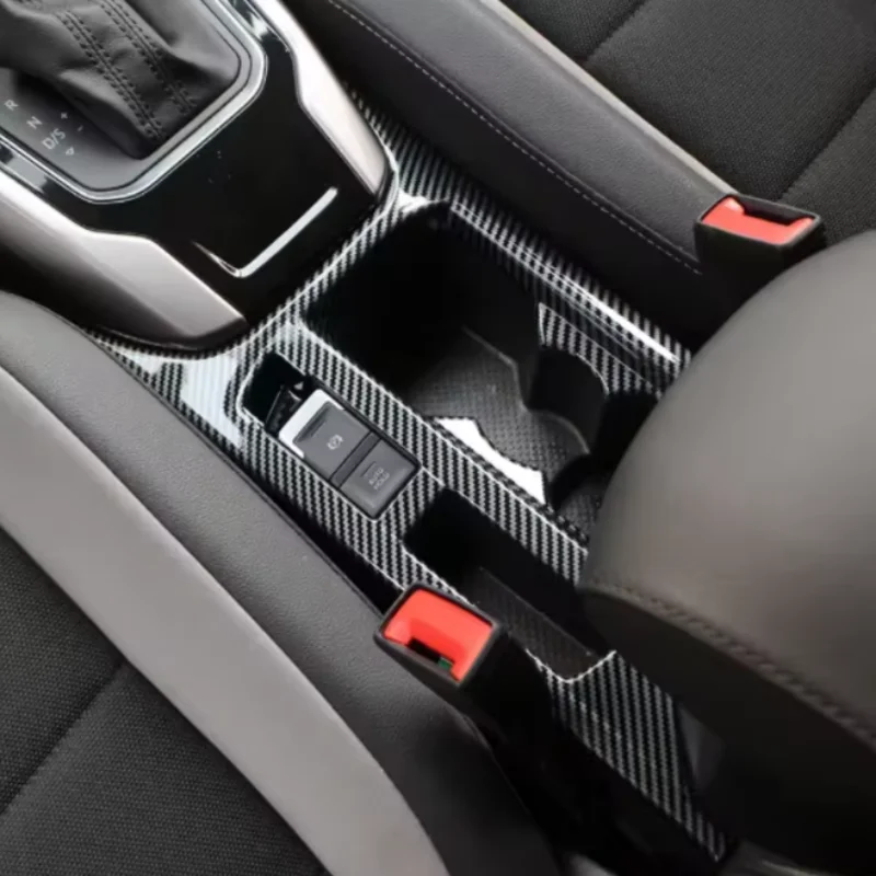 LHD Gear Panel Decorative Cover Trim Sticker Fit For Volkswagen VW T-ROC TROC 2018 -2022Accessories