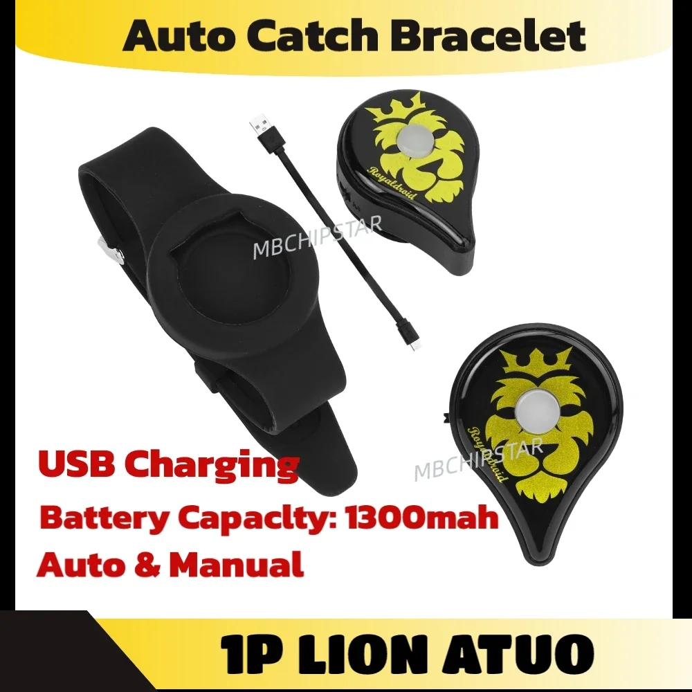 New Auto Catch Manual Rechargable For Powermon Go Plus Wristband Bracelet Digital Watch Blue-tooth Band Switch Gaming Accessory