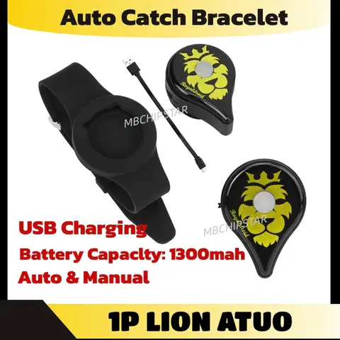 New Auto Catch Manual Rechargable For Powermon Go Plus Wristband Bracelet Digital Watch Blue-tooth Band Switch Gaming Accessory