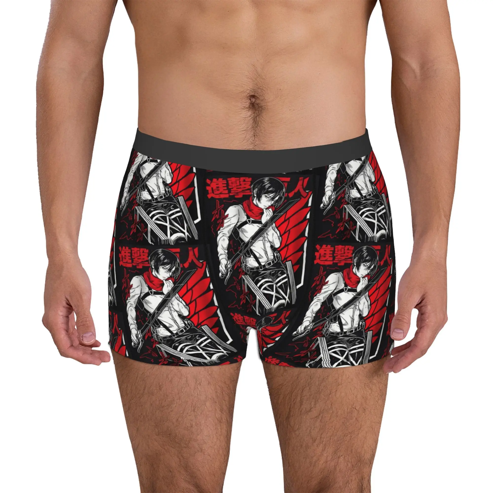 cuecas-boxer-masculinas-estampadas-respiraveis-com-tema-anime-japones-attack-on-titan