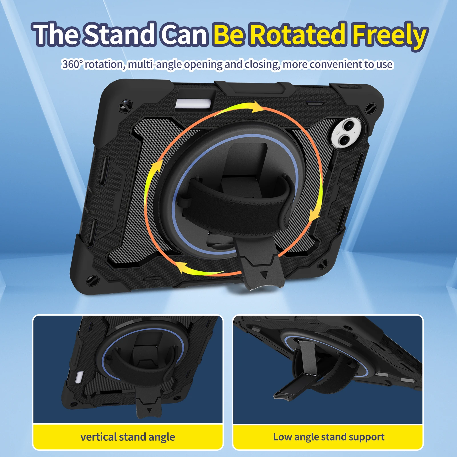 Heavy Duty Case for Huawei Matepad Pro 12.2 2025/2024 MRO-W00 MRO-W10 Full Protection Tablet Cover Build In Stand Handheld