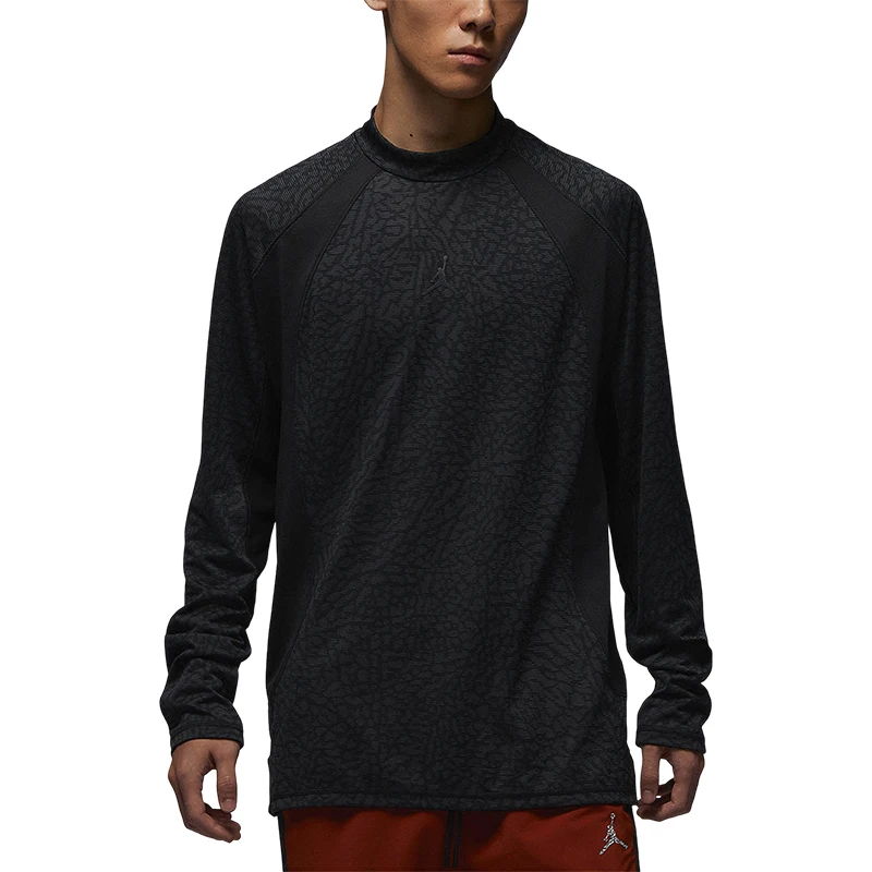 Nike Offizielles Original JORDAN Herrenmode Sport Lose Rundhals Langarm T-Shirt FD8124-022