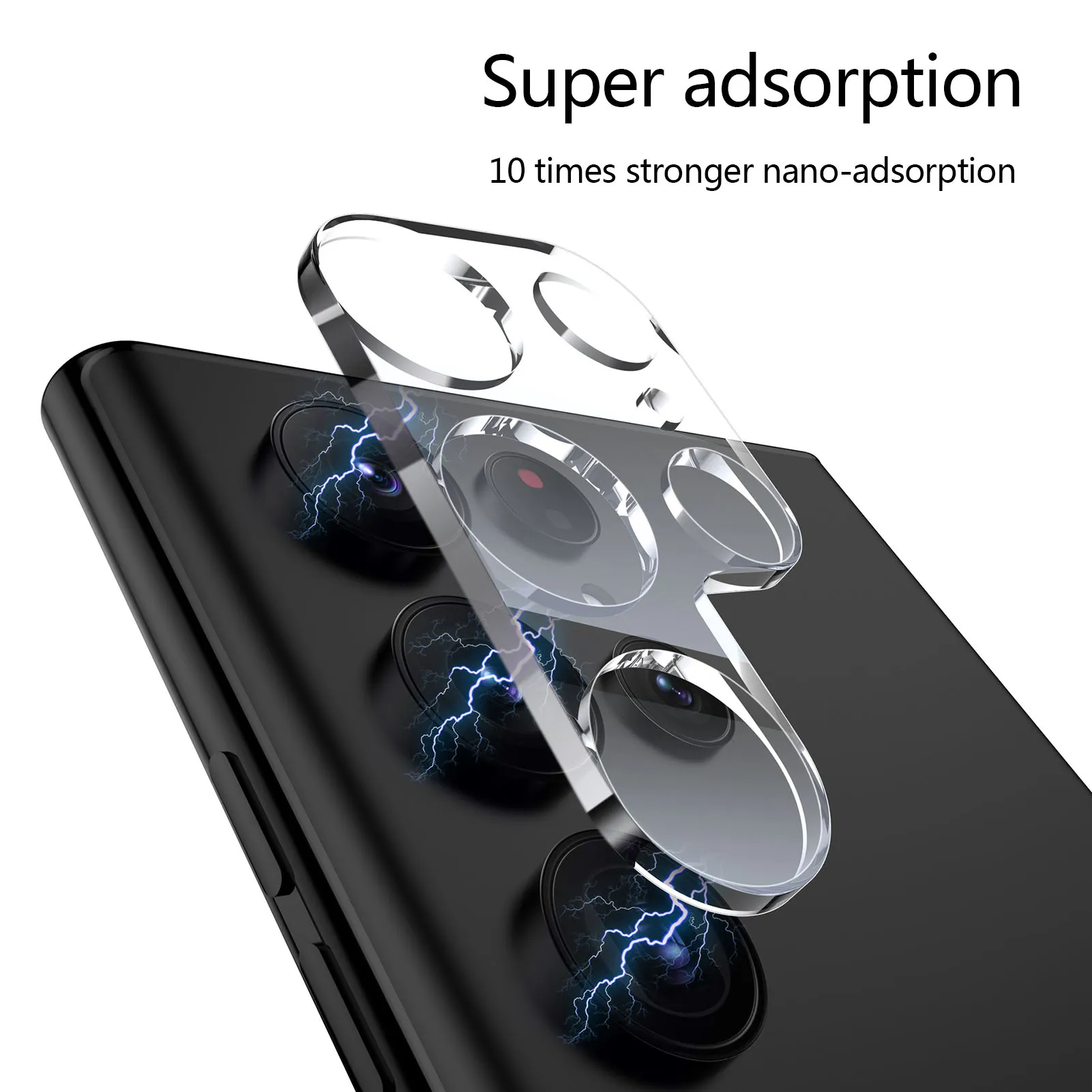 S22 Camera Lens Protector Ultra 5G Tempered Glass Camera Lens Protector Scratch-Resistant and Anti-shattering for S22 Ultra