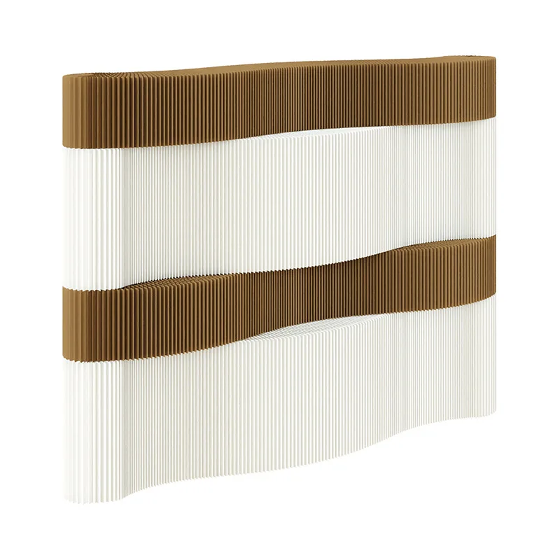 

Paper screen partition folding office enclosure movement