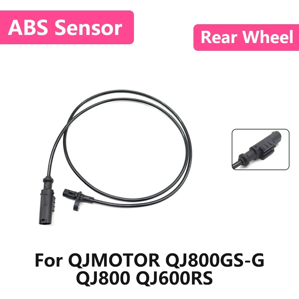 For QJMOTOR QJ600RS QJ800GS-G QJ800 Motorcycle Rear Wheel Signal ABS Wheel Speed Sensor Wire Silicone QJ800 Accessories