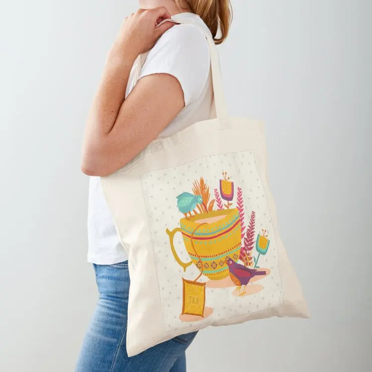 

My cup of tea Tote Bag custom canvas bag bag for beach Cloth bags