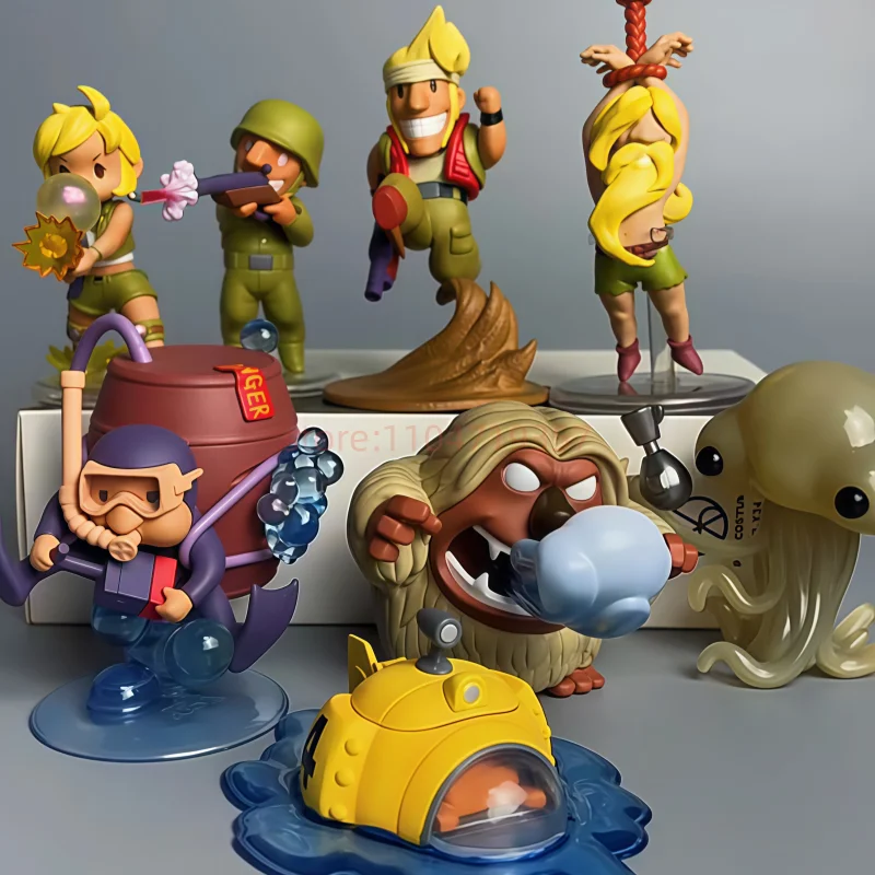 Tunshi Studio Metal Slug 3 Anime Figures Japanese Classic Shooting Game Series Collection Figure Model Doll Birthday Gift Toys