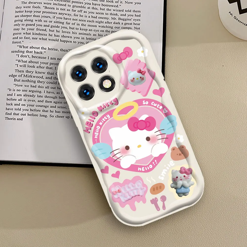 Cool HelloKitty Kuromi Melody Case For Infinix NOTE HOT 40 30 PRO 40I 30I 20 20I 12 9 PLAY Tecno Camon Spark 30 20 3D Wave Cover