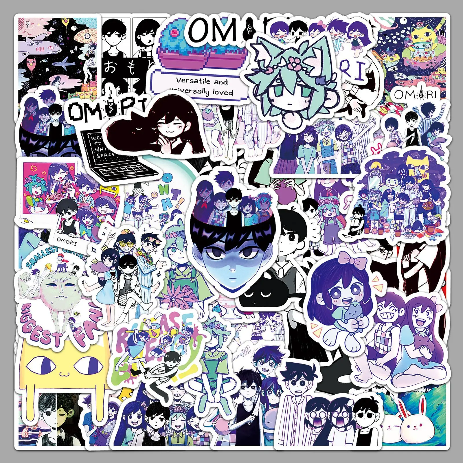 

10/50PCS Good Game Omori Stickers Fashion Exquisite for Phone Bottle Scrapbook Travel Bag DIY Aesthetic Decals Creative Gifts