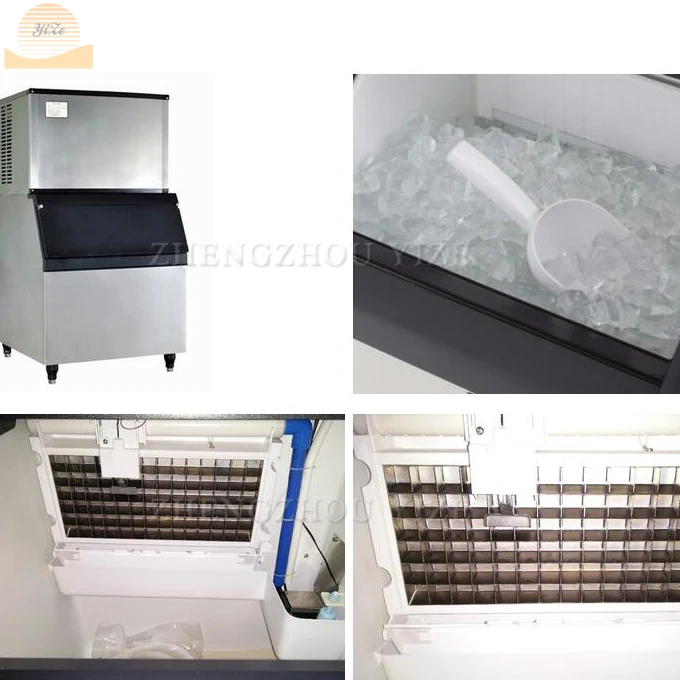 Large capacity 1000kg 5 ton per day cube ice maker price in cameroon 40kg 100kg mini home ice cube maker making machine