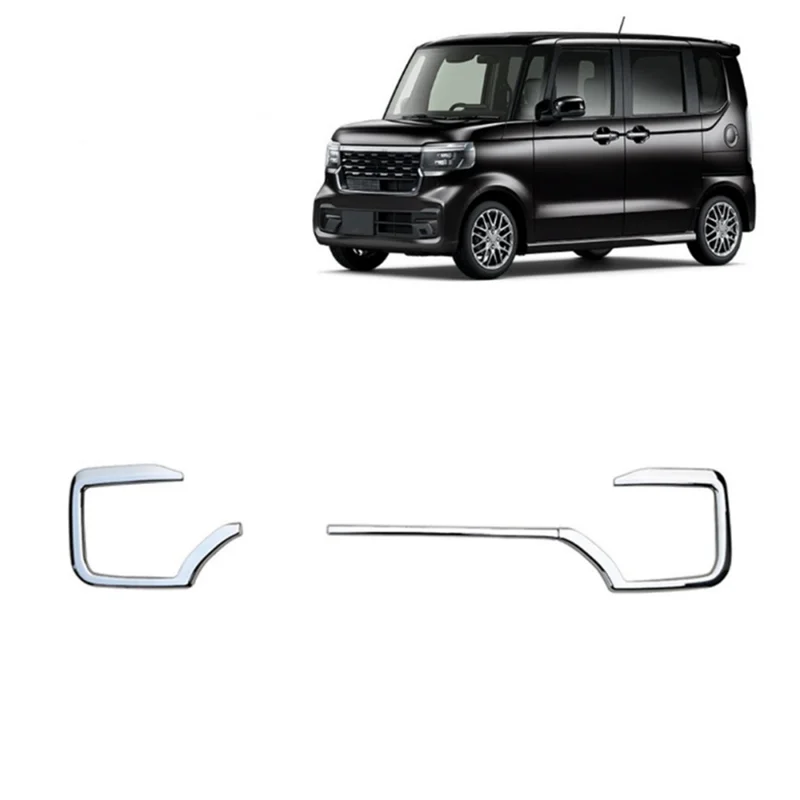 

ABHY-For Honda NBOX Custom JF5 JF6 2023 2024 Car Front Bumper Cover Grille Trim Exterior Accessories
