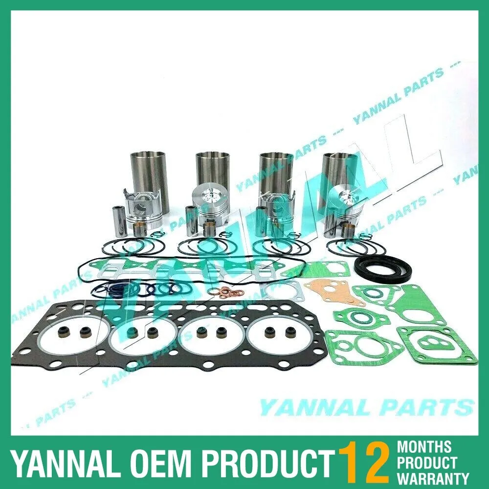

New STD For Yanmar 4D94LE Repair Overhaul Kit With Full Gasket Set