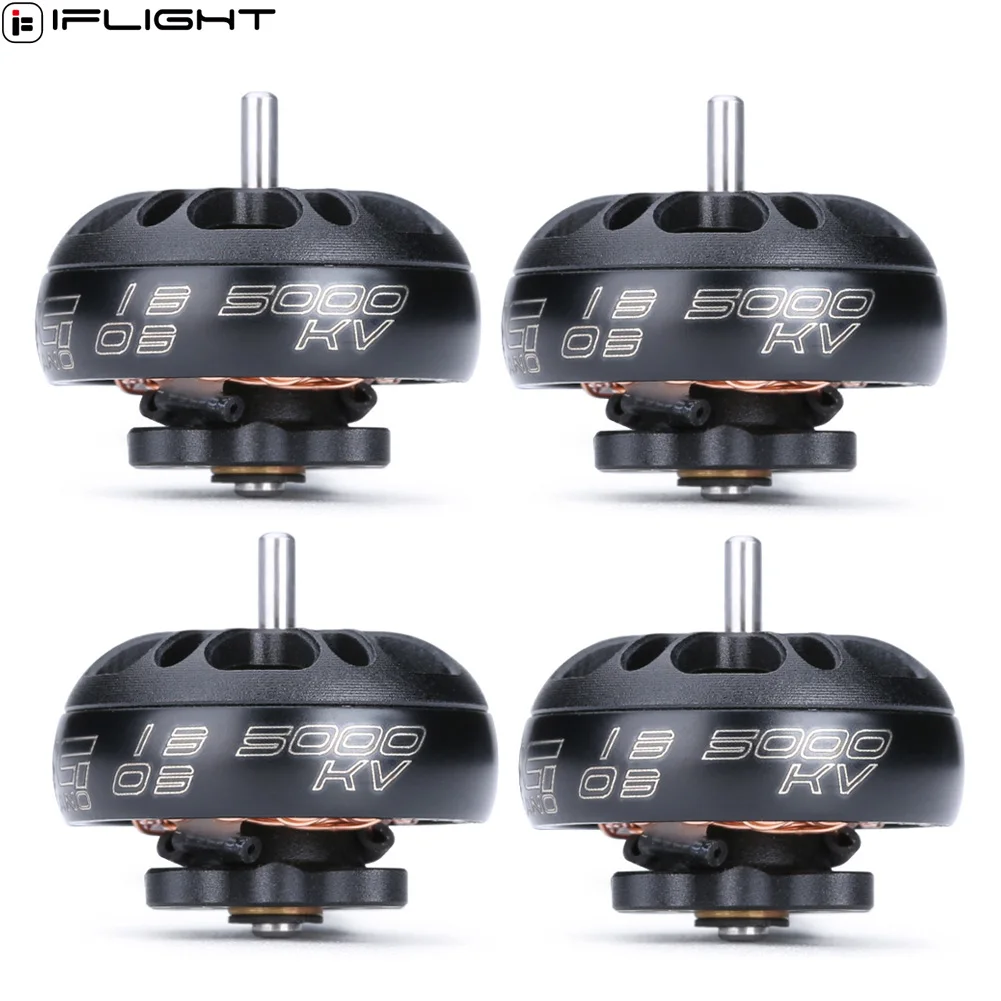 iFlight XING 1303 5000KV 2-4S FPV Micro Motor with 1.5mm Shaft Compatible 2 inch Propeller for Alpha A85 FPV Drone Whoop