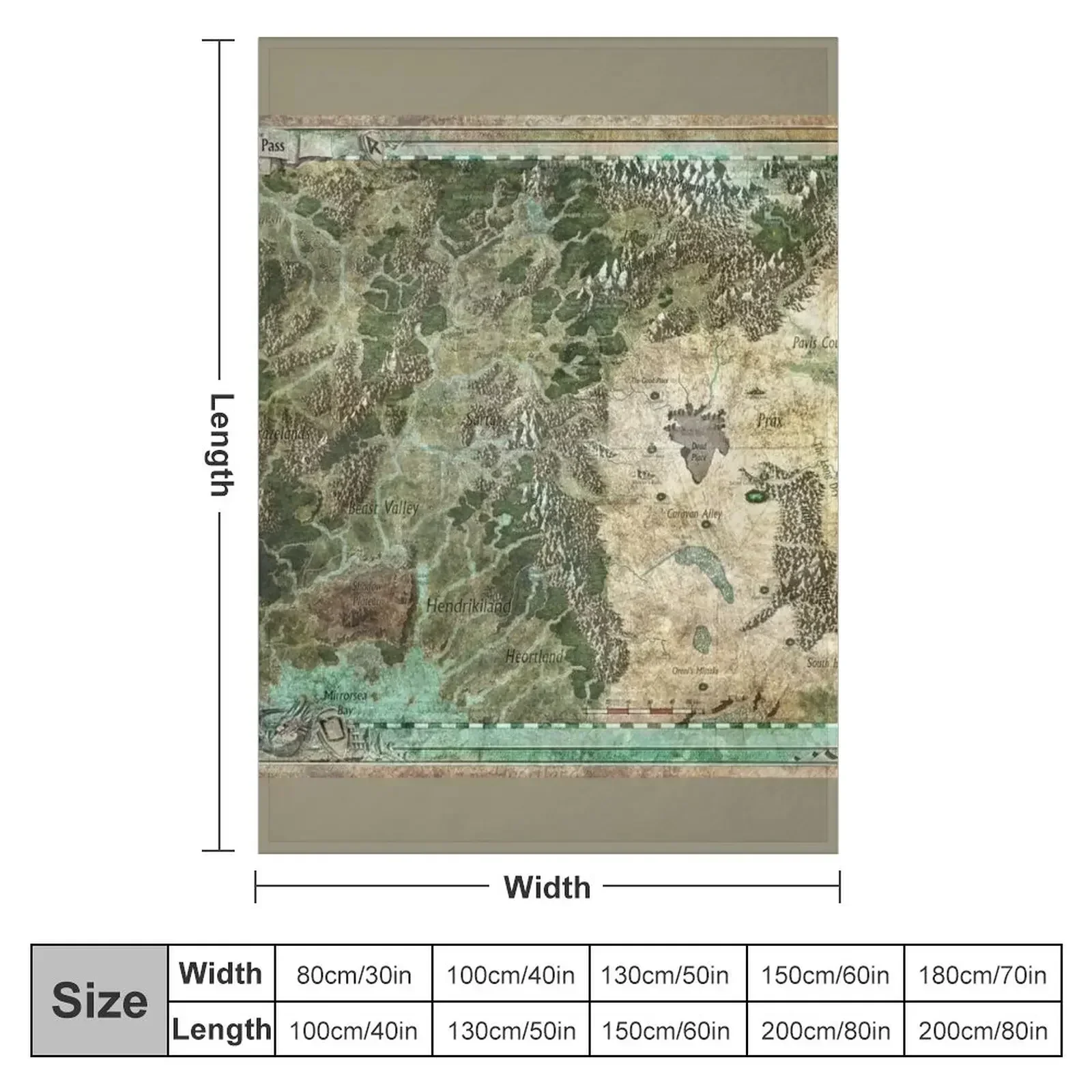 Dragon Pass and Surrounding Regions by Olivier Sanfilipo Throw Blanket Camping Softest Bed covers Vintage Blankets