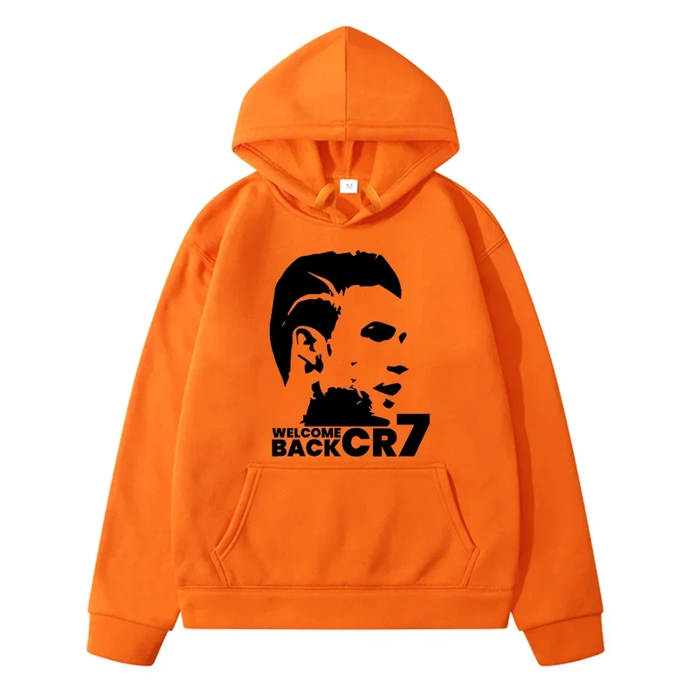 ฟุตบอล Idol CR7 เสื้อกันหนาวอะนิเมะ hoodie เสื้อผ้าเด็กฤดูใบไม้ร่วง y2k sudadera เสื้อลําลองขนแกะ pullover Hoodies สําหรับชายหญิง