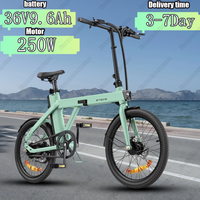 ENGWE P20 E-bike 250W Motor 36v9.6AH Lithium Battery Electric Bike 20 Inch Tire Adult Hydraulic Disc Brakes Electric Bicycle