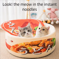 Cat Nest Four Seasons Universal Closed Cat House Cat Bed Removable Washable Instant Noodles Dog Nest Small and Medium sized Dog