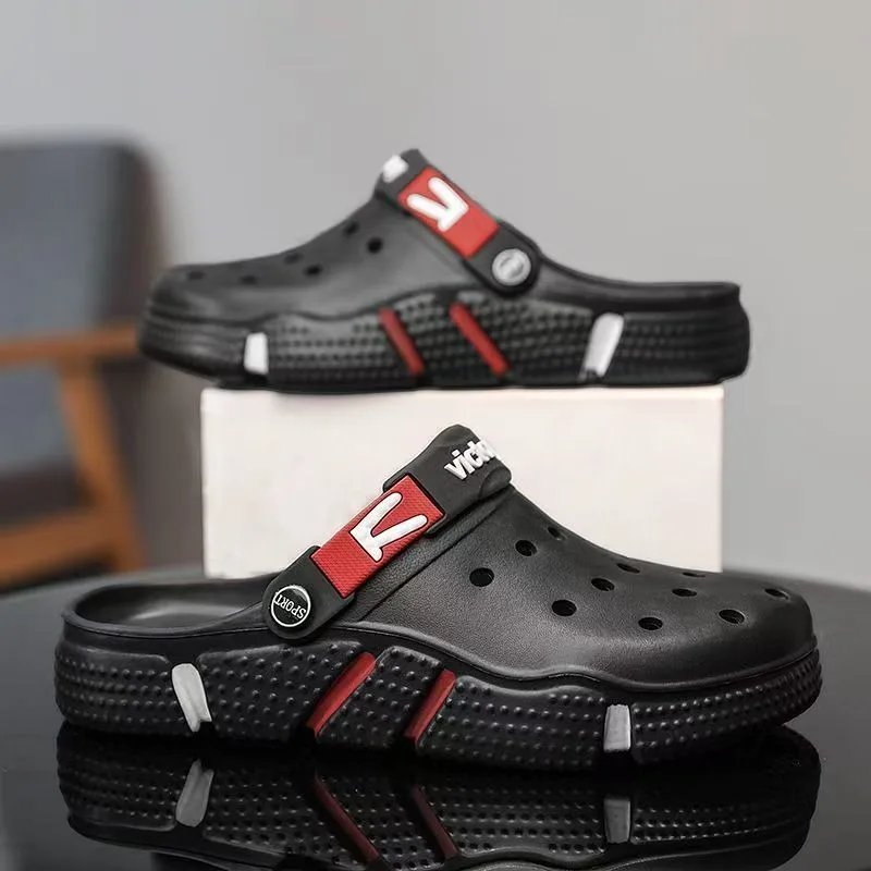 

Новинка 2024, парная обувь в форме пещеры, мужская классическая летняя уличная пляжная обувь, дышащие женские тапочки, нескользящие сандалии, размеры 36–50