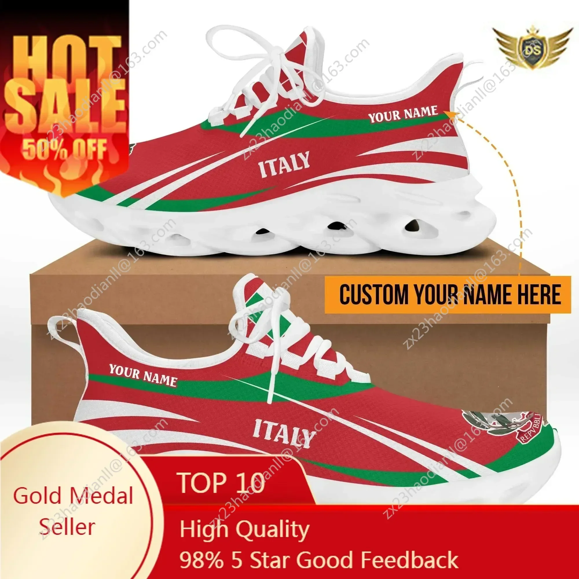 

Newest Trend Men Sneakers Italy Flag Design Sport Sneaker Shoes For Mens Mesh Breathable Running Shoes Fashion Tennis Shoes