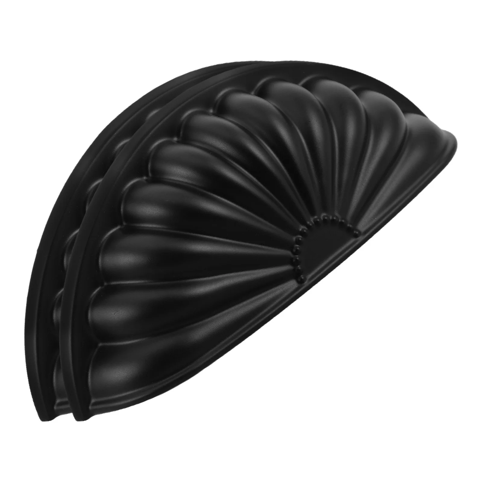 

2Pcs Drawer Pulls Half Round Zinc Alloy Rustic Cabinet Handles 76mm Hole Spacing for Kitchen Bedroom Furniture Hardware