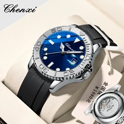 Chenxi 0015 Men’s Watches Top Brand Silicone Sport Rotatable Watch Luxury Men Military Quartz Wrist Watches Design Male Hand