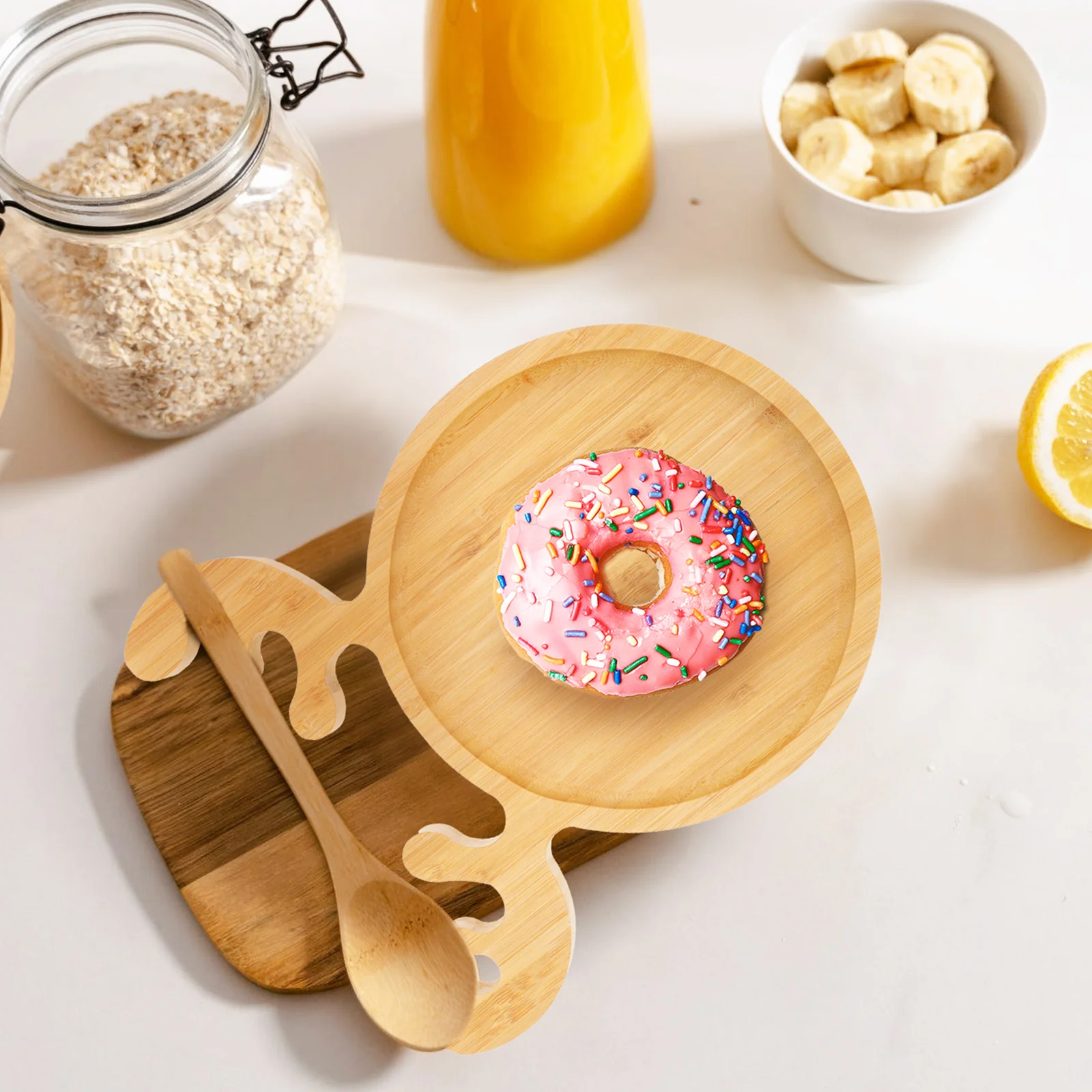 

-Friendly Decorative Food Cartoon Food Plate Tray Cartoon Snack Plate for Kids Home Restaurant Use