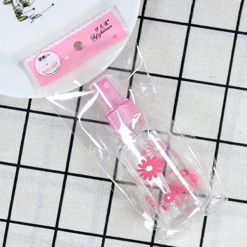 30/50/75ml Transparent Refillable Bottles Plastic Portable Perfume Atomizer Mini Empty Spray Bottles Portable Travel Accessories