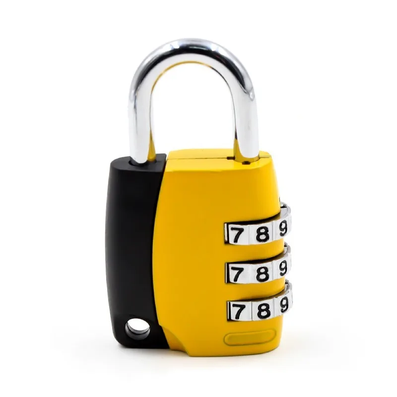 Lock Combination 3 Dial Digit Password Suitcase Luggage Metal CodeSafe Anti-Theft Cijfersloten Password Locks Padlock Travel
