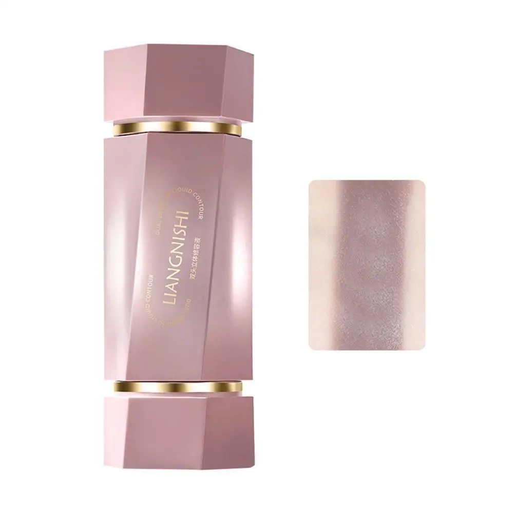 3Colors Liquid Contour Highlighter Multi-purpose Blush Cream Matte Face Blusher Cheek Tint Eyeshadow Bronze Contouring Makeup