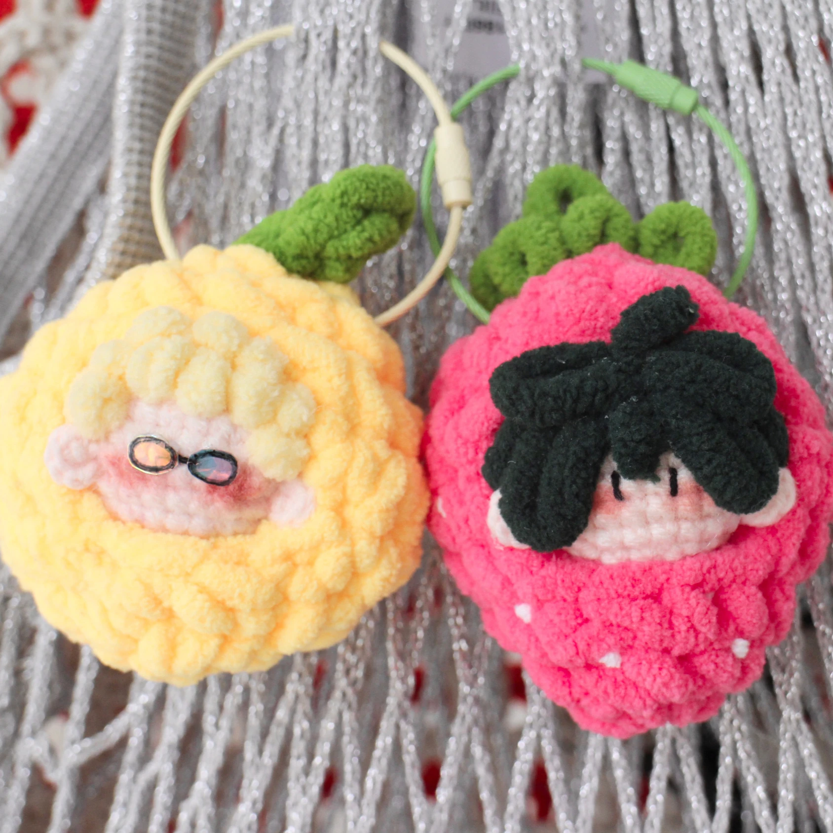 

Anime Haikyuu!! Kei Tsukishima Tadashi Yamaguchi Cosplay Brooch Pendant Kawaii Stuffed Toys Ornament Mascot Halloween Xmas Gift