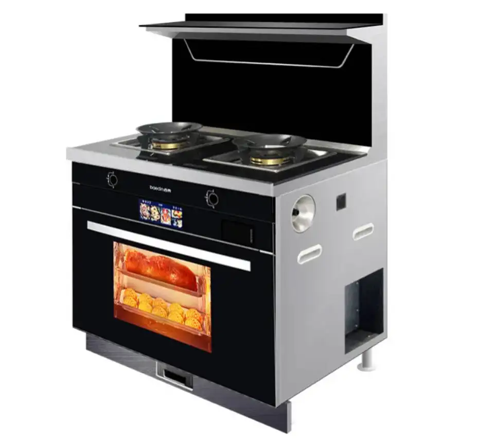 

Hood and Stove Natural Gas Integrated Stove Steamed and Roasted Integrated Stove