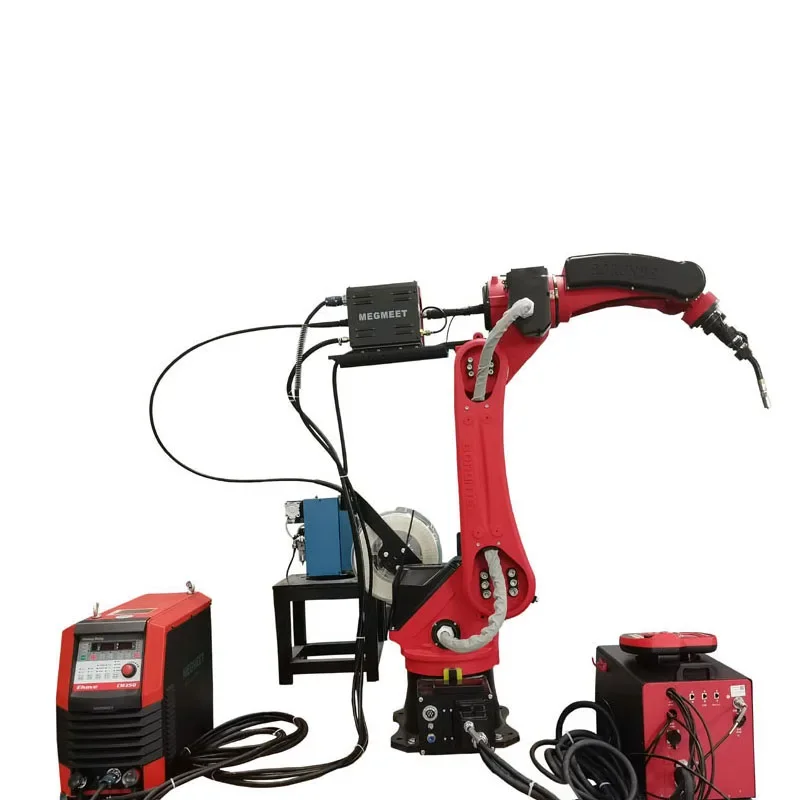 6 Axis Articulated Industrial Robot Arm Handing Welding Loading Spraying Robot Arm Smart Vacuum Palletizer Support Customize