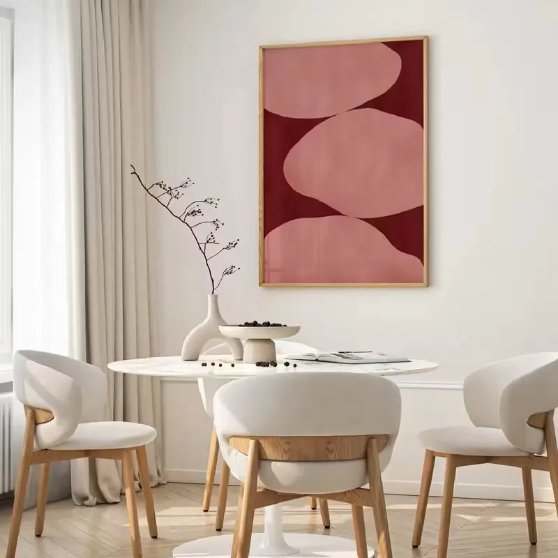 

Abstract Canvas Poster Wall Posters Geometric Shape Minimalist Design Modern Aesthetic Gift Decor for Room Home Decoration