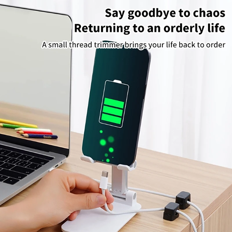 Magnetic Stickers Cable Winder Cable Holder Cable Bundle Data Cable Storage Power Cord Power Cord Holder Storage