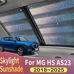 Sunroof Sunshade Suitable For MG HS AS23 EHS Pilot 2018~2025 2023 2024 Car Panoramic Roof 2X Heat Shield Window Sunshade Anti-UV