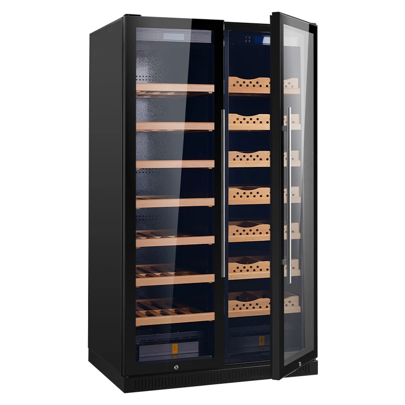 Home Wine Cigar Cellar Big Cigar Humidor Cedar Wood Large Cigar Cabinet