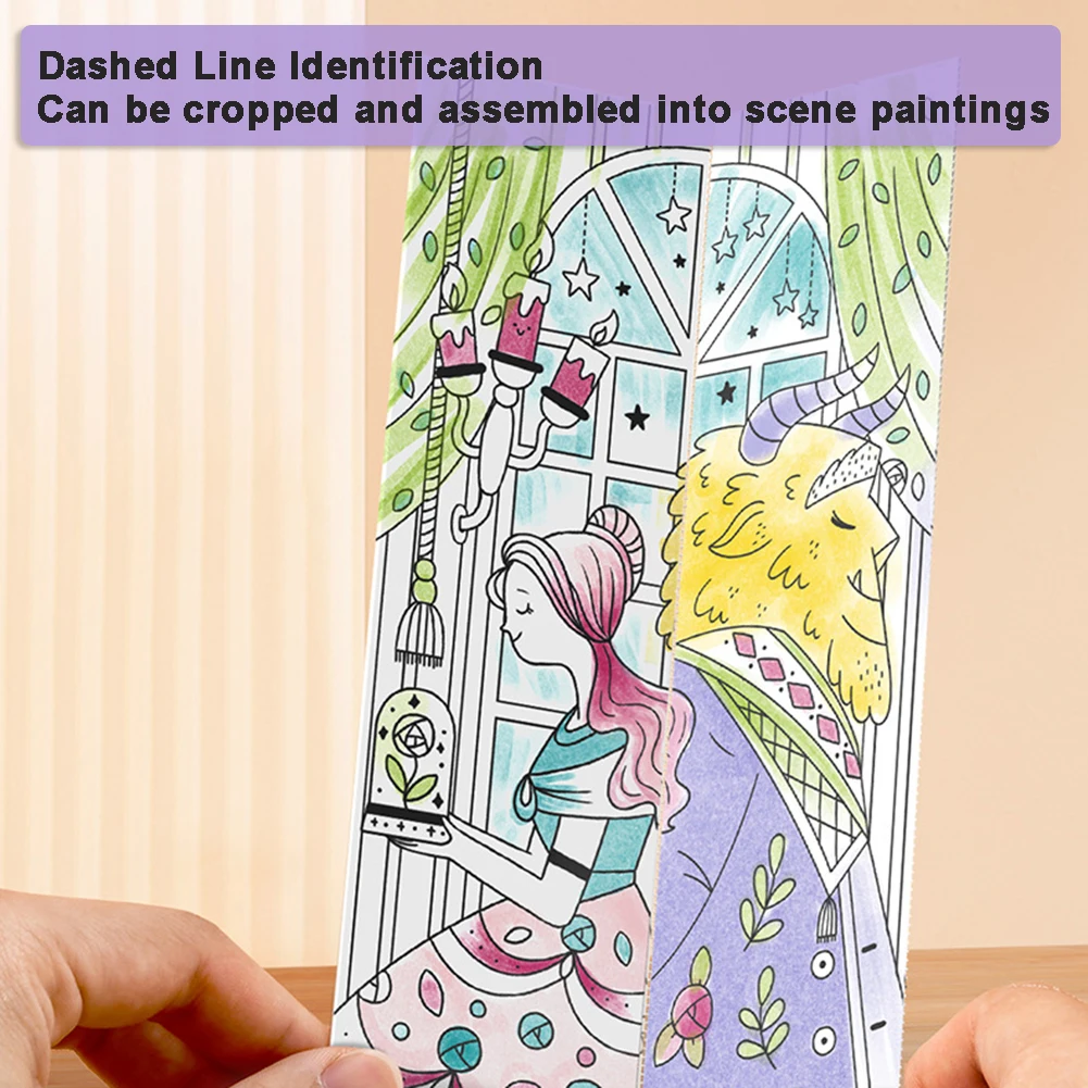 世界アドベンチャーテーマポケット水彩画ブック子供用