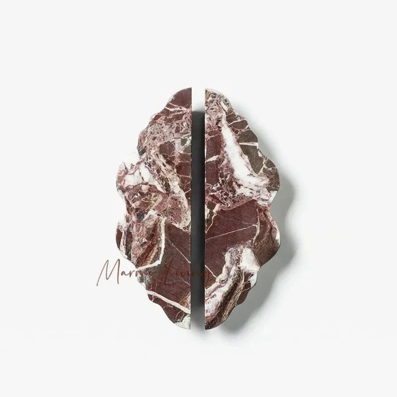 

Italian 100% Natural Marble Handle High-end Hotel Villa Creative Home Decoration Stone Knob